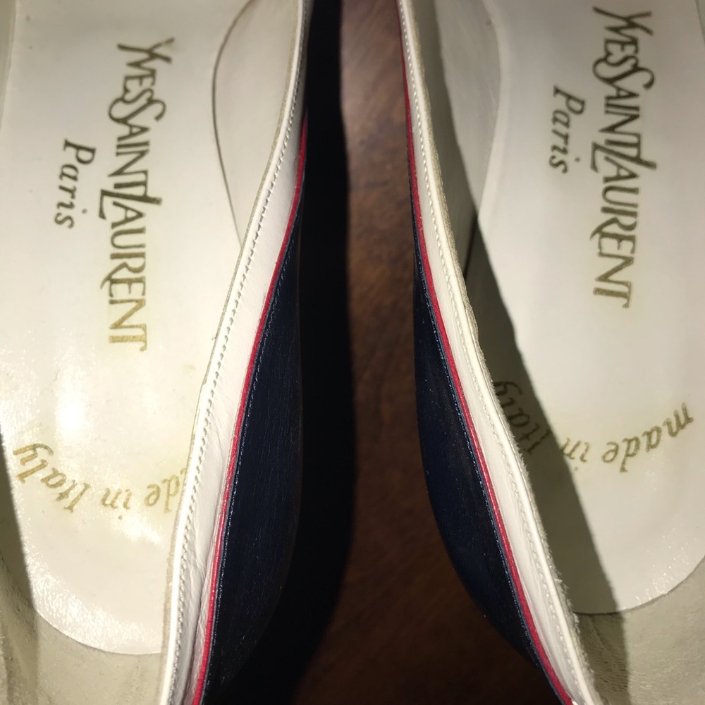 Vintage Authentic YSL Pumps 7-1/2 Narrow - Picture 5 of 10